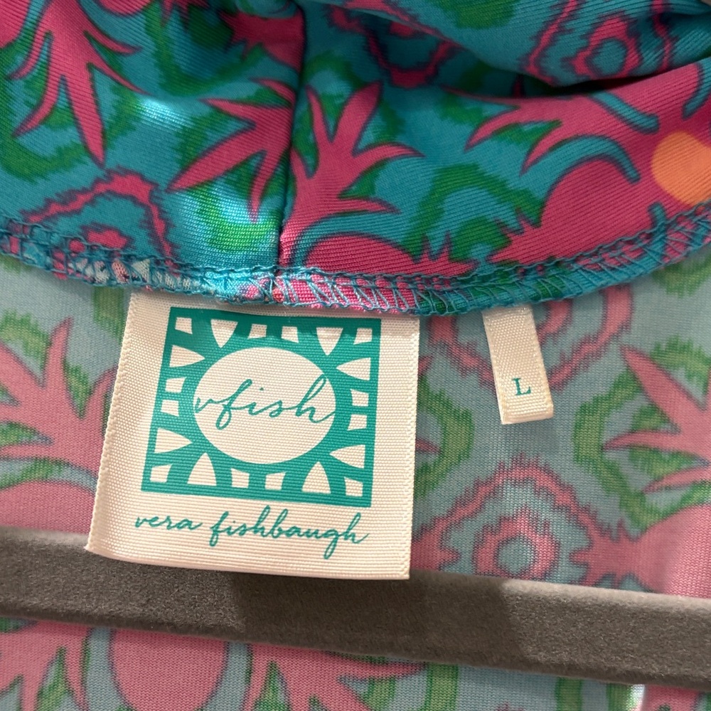 Vibrant Sleeveless Maxi Dress in Pink and Blue - Picture 2 of 2